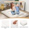 Costway Full/King/Queen/Twin Futon Mattress Japanese Floor Sleeping Pad Washable Cover Carry Bag Beige